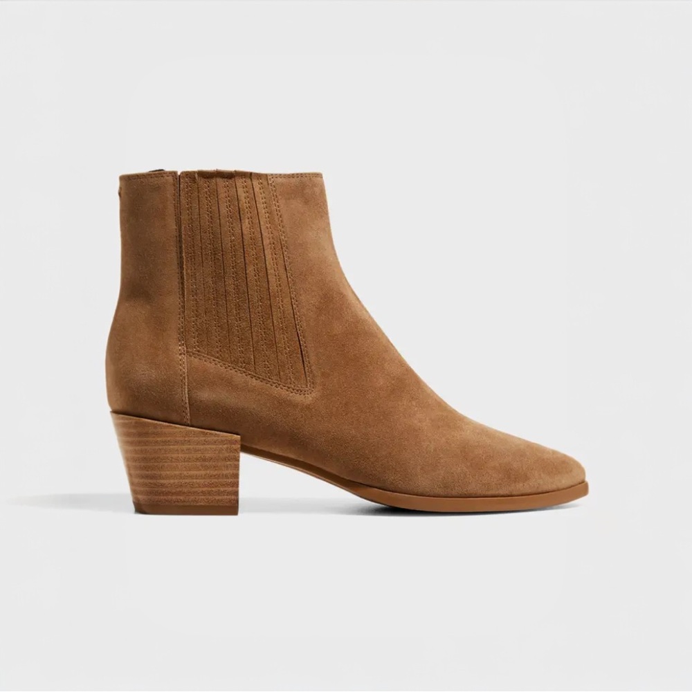 rag & bone Rover Pleated Suede High Ankle Boots size 61/2 BRAND NEW